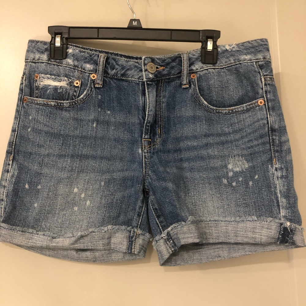 American Eagle Midi Denim Shorts